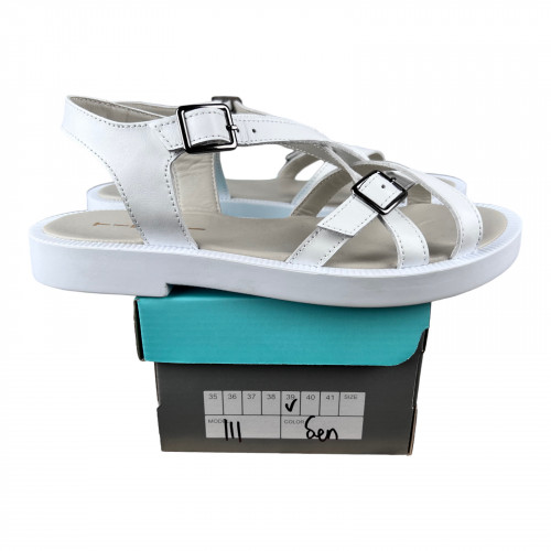 Босоножки Женские кожаные TIFANI 111 белый