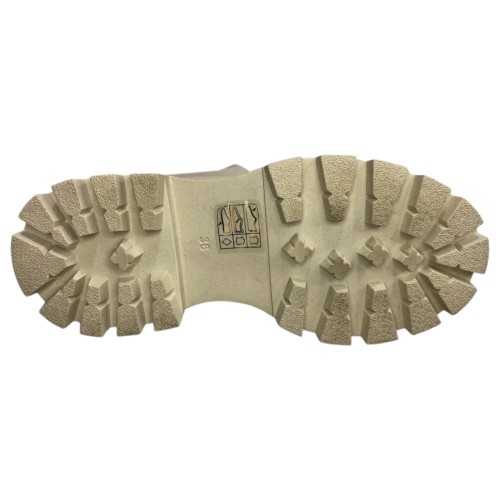 Чоботи жіночі шкіряні ILONA 158/940 04 brush бежевий євро хутро