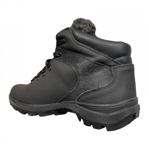 Черевики чоловічі шкіряні YAVGOR 601 чорні хутро