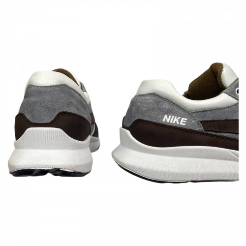 Кросівки чоловічі шкіряні DENAR N22 46 білі сірі коричневі