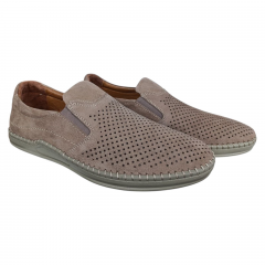 Лоферы мужские замшевые SPRINGER 218 46 бежевые