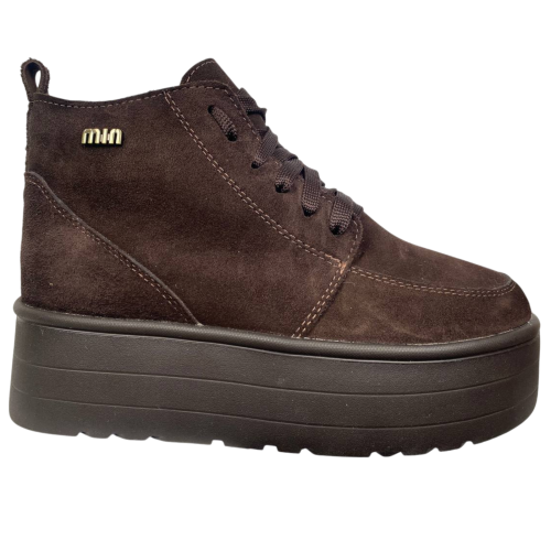 Черевики жіночі замшеві DINO RICHI 670/03 шоколад хутро