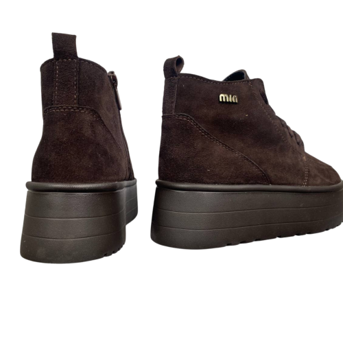 Черевики жіночі замшеві DINO RICHI 670/03 шоколад хутро