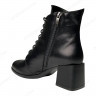 Черевики Жіночі шкіряні ELVIX 6071 чорний матовий байка