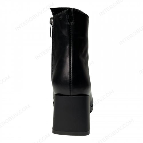 Черевики Жіночі шкіряні ELVIX 6071 чорний матовий байка