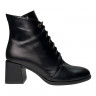 Черевики Жіночі шкіряні ELVIX 6071 чорний матовий байка
