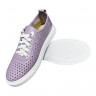 Кроссовки Женские кожаные PRELLESTA 1939 44 сиреневые