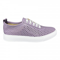 Кроссовки Женские кожаные PRELLESTA 1939 44 сиреневые