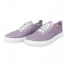 Кроссовки Женские кожаные PRELLESTA 1939 44 сиреневые