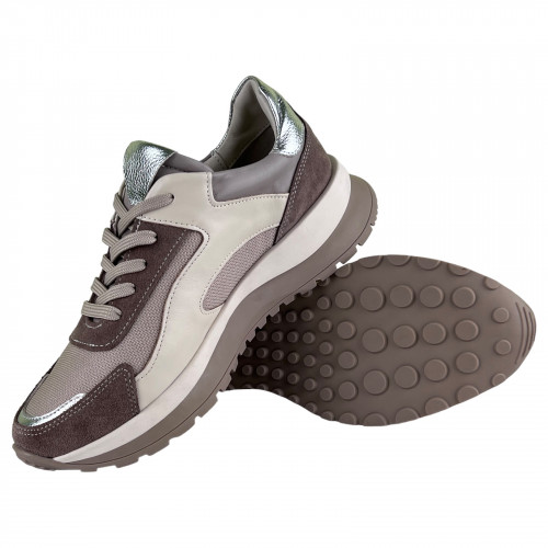 Кроссовки Женские кожаные VLADEKS 1261 бежевый