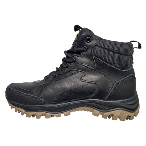 Кросівки Чоловічі шкіряні ICEFIELD 69 01 чорний хутро