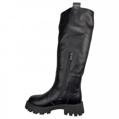 Сапоги женские кожаные ILONA 158/940 01 черный евро мех