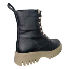 Черевики жіночі шкіряні BL-SISTEM 995 38 чорний хутро