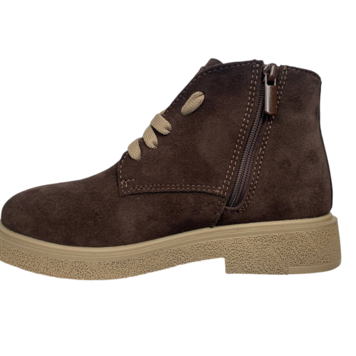 Черевики жіночі замшеві DINO RICHI 615 25 шоколад хутро