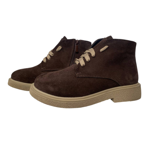 Черевики жіночі замшеві DINO RICHI 615 25 шоколад хутро