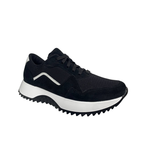 Кросівки жіночі замшеві  SCORPION 3604/1 чорно/білі