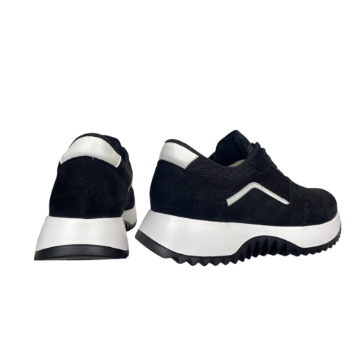 Кросівки жіночі замшеві  SCORPION 3604/1 чорно/білі