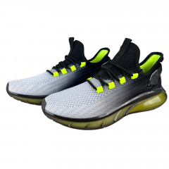 Кроссовки Женские текстильные WONEX 24-139 GREY/GREEN