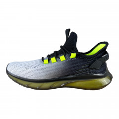 Кроссовки Женские текстильные WONEX 24-139 GREY/GREEN