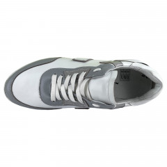 Кроссовки Женские кожаные VLADEKS 1249 бело-серый