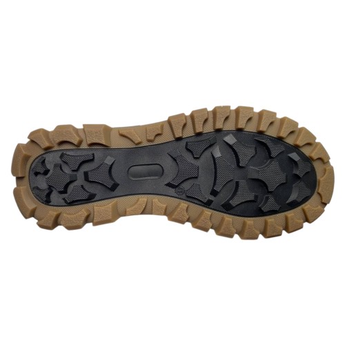 Кроссовки Мужские кожаные ICEFIELD 385 08 коричневый мех