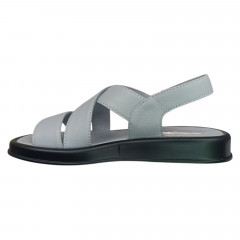 Босоножки женские кожаные PRELLESTA 4114 46 серые 