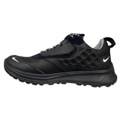 Кроссовки мужские кожаные DENAR N7 черные кожа