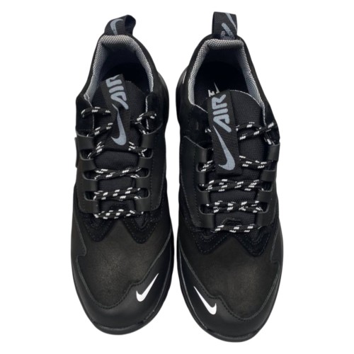 Кросівки чоловічі шкіряні DENAR N7 чорнi шкіра