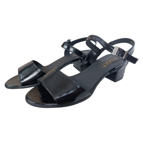 Босоножки Женские кожаные SCORPION 4201 черный лак