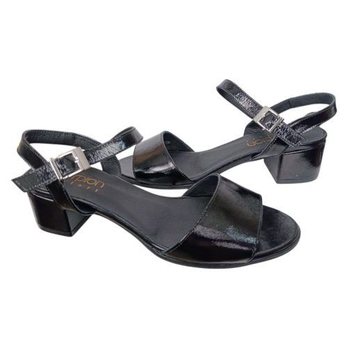 Босоножки Женские кожаные SCORPION 4201 черный лак