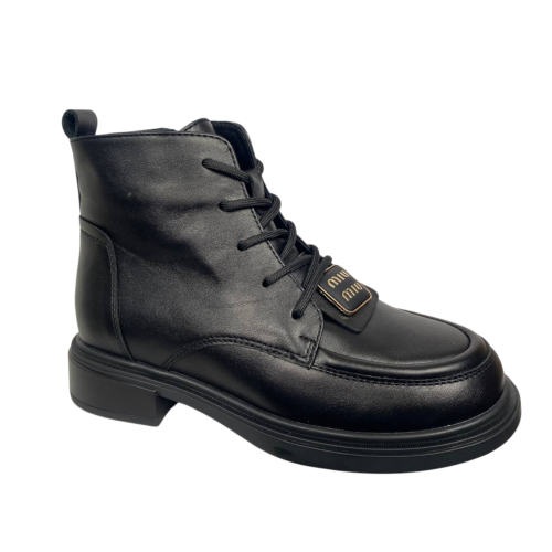 Черевики жіночі шкіряні ILONA 949/TA-2 байка чорні