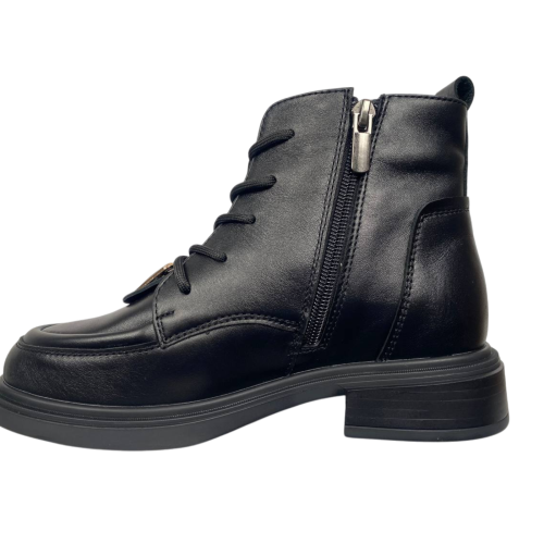 Черевики жіночі шкіряні ILONA 949/TA-2 байка чорні