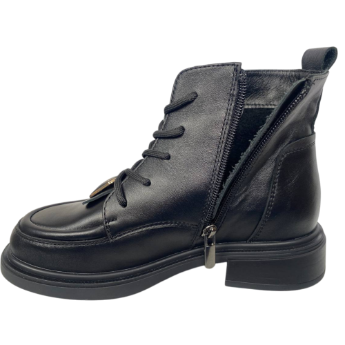 Черевики жіночі шкіряні ILONA 949/TA-2 байка чорні