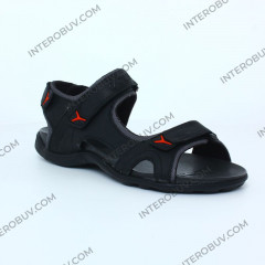 Босоніжки Чоловічі шкіряні KAISER C чорний