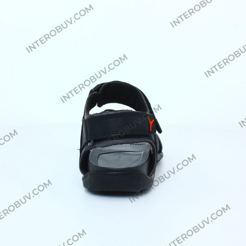 Босоніжки Чоловічі шкіряні KAISER C чорний