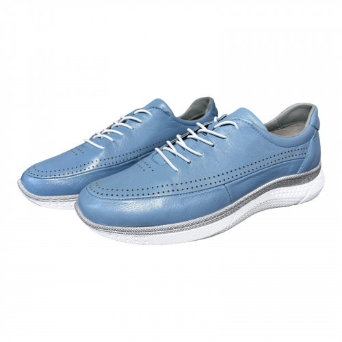 Кросівки Жіночі шкіряні MISSMAMMA 923/7 синій