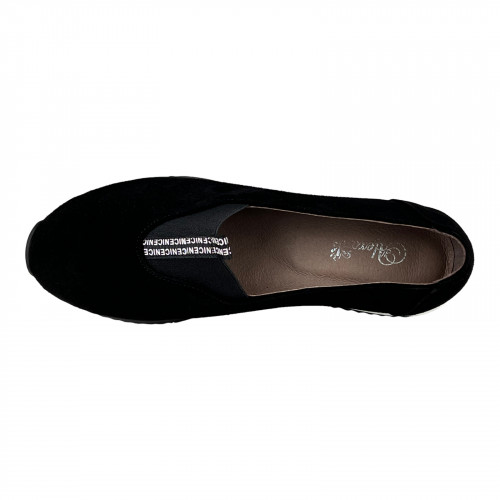 Женские замшевые ALEXA 711 черный замш