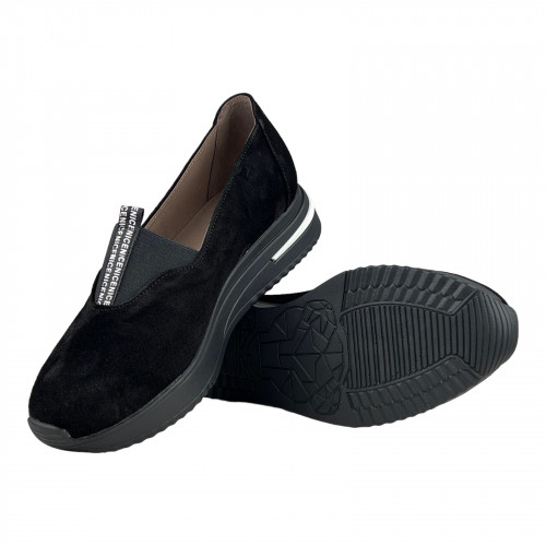 Женские замшевые ALEXA 711 черный замш