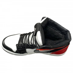 Кроссовки мужские кожаные ENERGY 0213 140 AIR красные черные белые меха