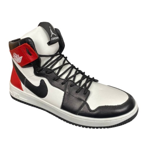 Кросівки чоловічі шкіряні ENERGY 0213 140 AIR красні чорні білі хутро