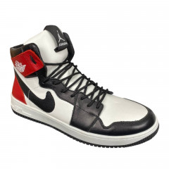 Кроссовки мужские кожаные ENERGY 0213 140 AIR красные черные белые меха