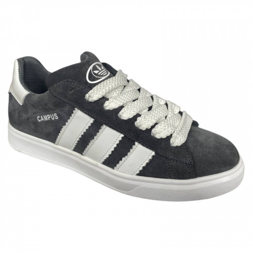 Кеды мужские замшевые DENAR СAMPUS 1 09 серые белые