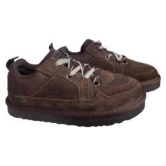 Кроссовки женские замшевые HENGJI 1517-6 коричневые