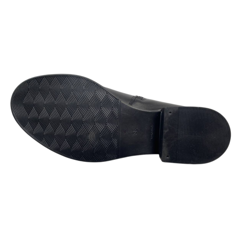 Черевики жіночі шкіряні PANDORA 25-006 чорні байка 