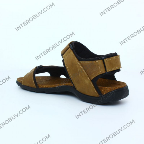 Босоніжки Чоловічі шкіряні KAISER C оливка