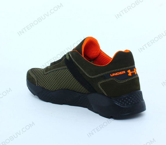 Кроссовки Мужская сетка ENERGY A47 907 хаки сетка