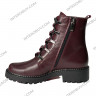 Ботинки Женские кожаные KATRIN 380 бордо байка