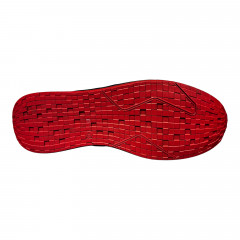 Кроссовки Мужские кожаные ACLI CLAS 143/1 черный/красный