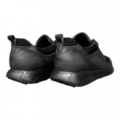 Кроссовки Мужские кожаные ANGAK 37/2 черный замш