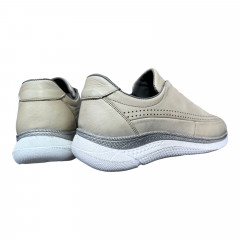 Кроссовки Женские кожаные MISSMAMMA 923/2 бежевый